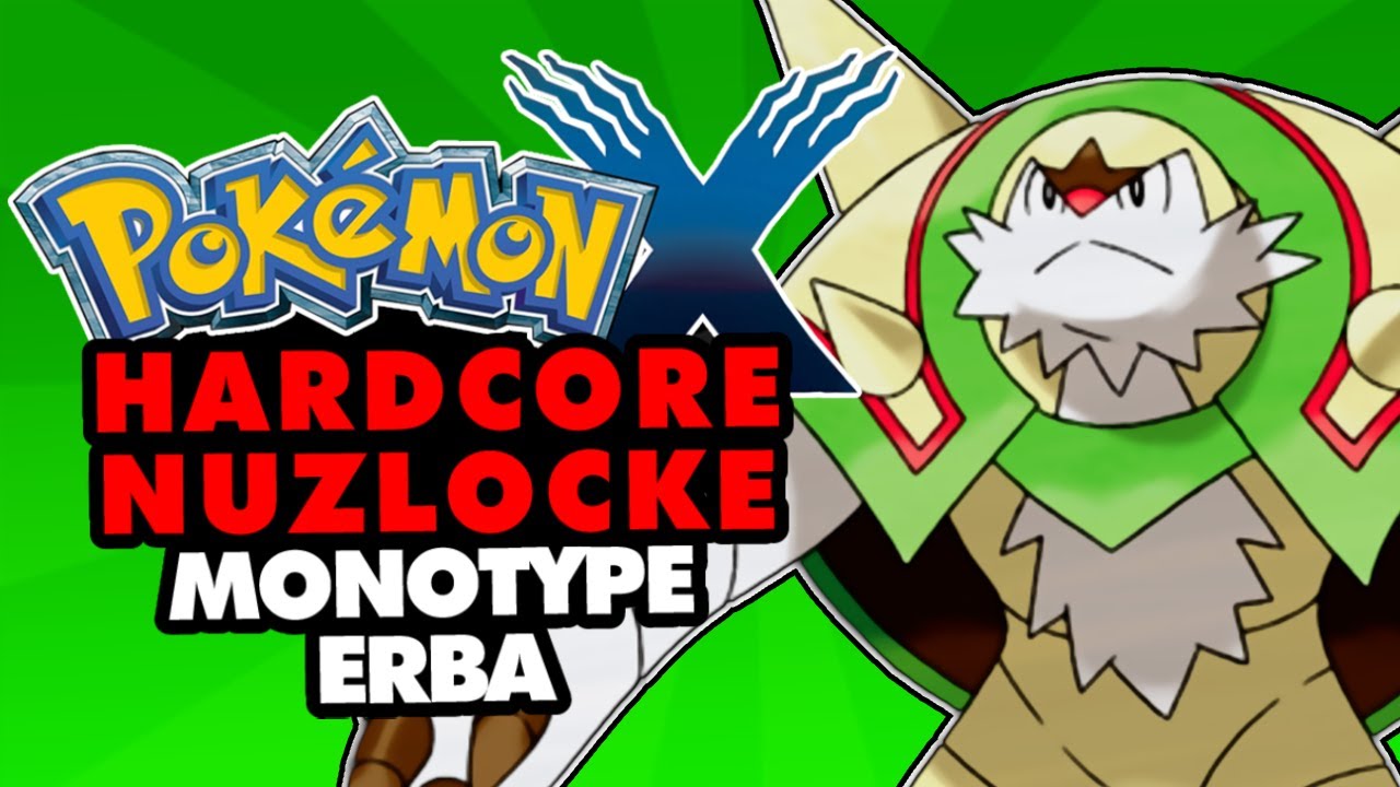 Posso BATTERE POKÉMON X MONOTYPE ERBA HARDCORE NUZLOCKE?