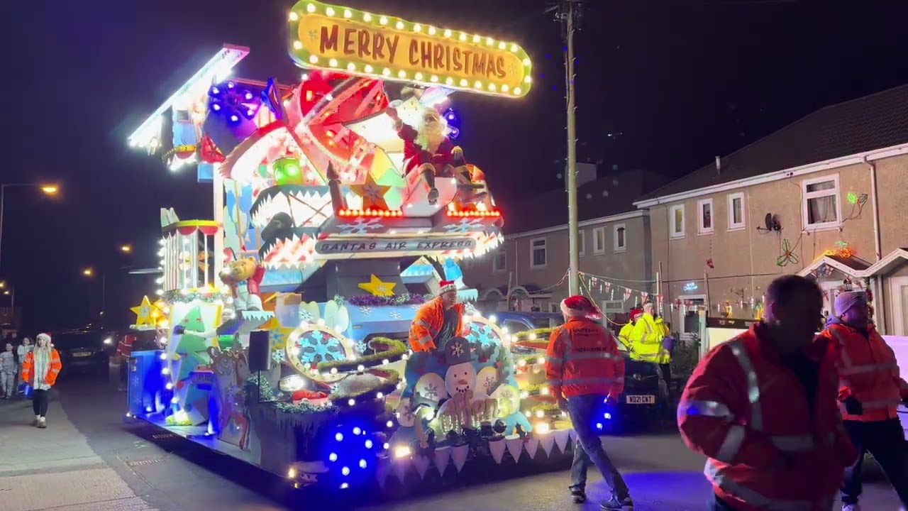 Santas Air Express by griffens carnival club of Bridgwater 11th December 2024