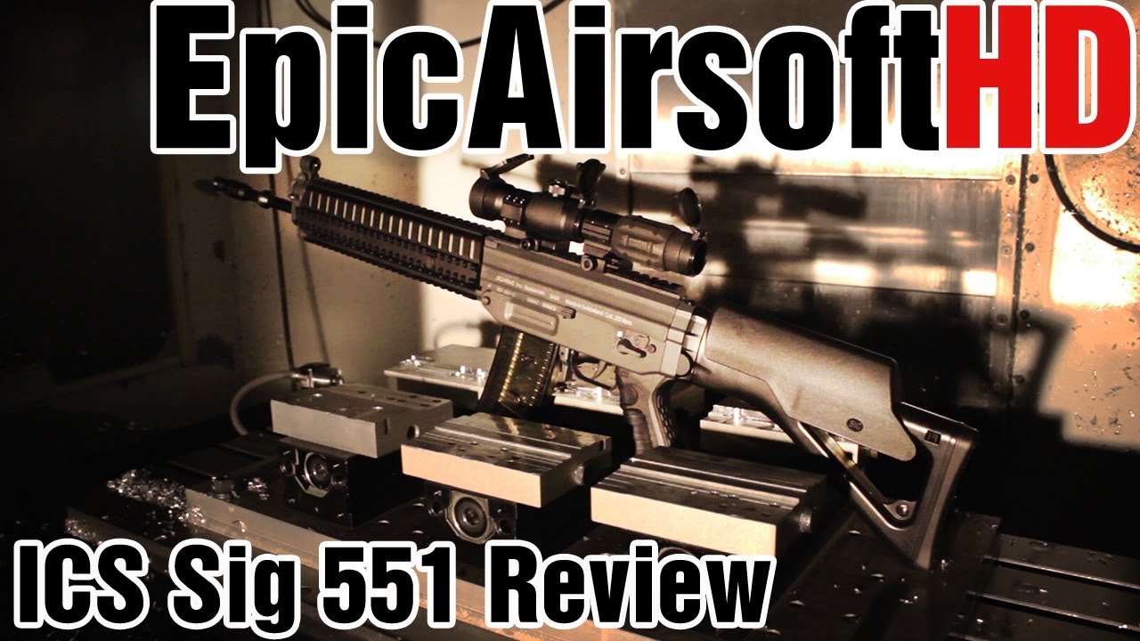 ICS Sig 551 & 30m bench test - EpicAirsoftHD - Episode 22