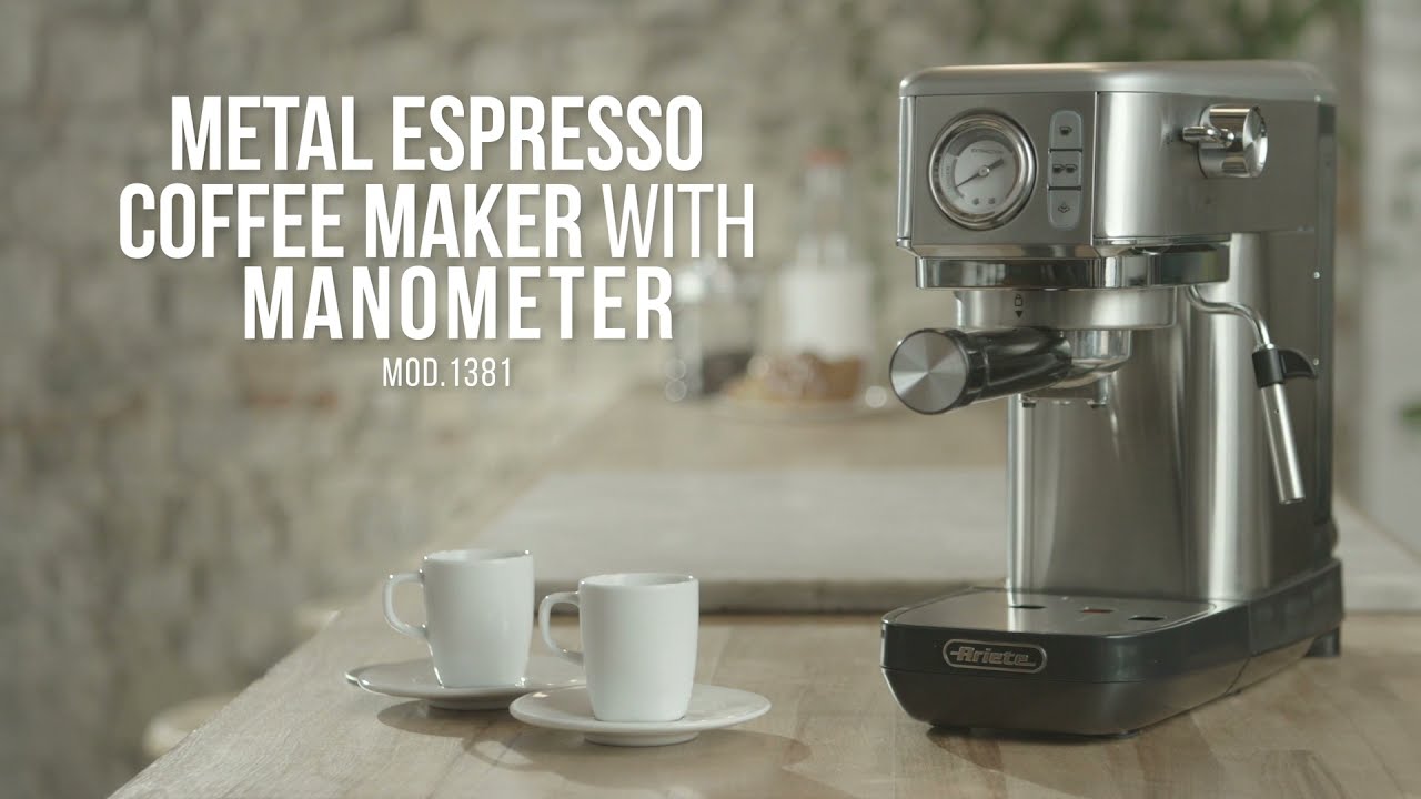 Ariete 1381 Metal Coffee Maker With Manometer - Operation