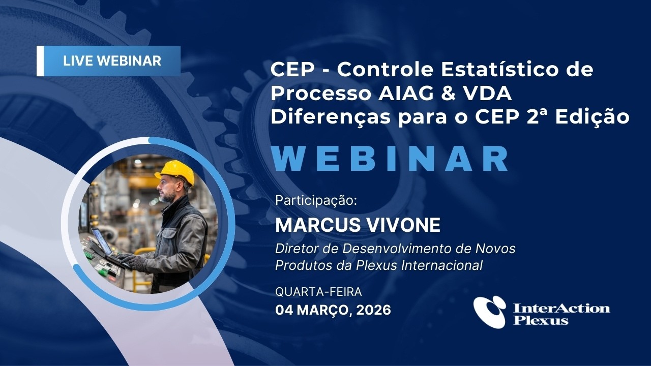 Webinar - CEP - Controle Estatístico de Processo AIAG & VDA - Diferenças para o CEP 2ª Edição