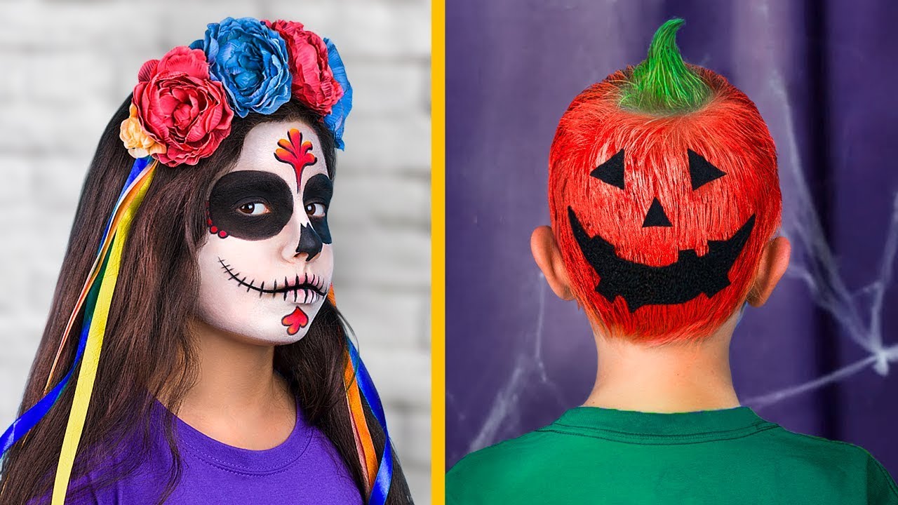 9 Cute Hairstyles For Kids / Halloween Hairstyles