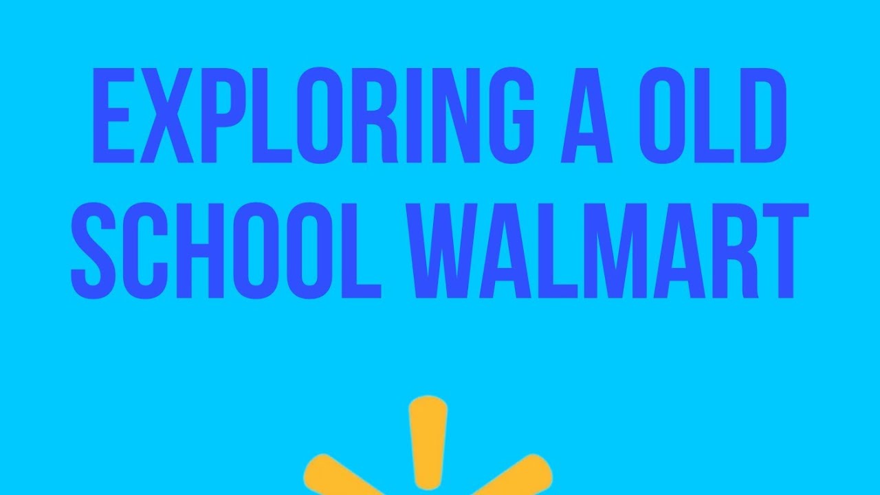 Exploring a Old-fashioned Walmart