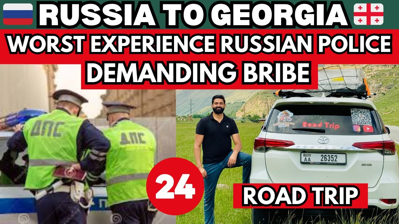 Russia 🇷🇺 TO Georgia 🇬🇪 | Border Crossing | Road Trip EP 24 | UAE RUSSIA | Nasir dhillon