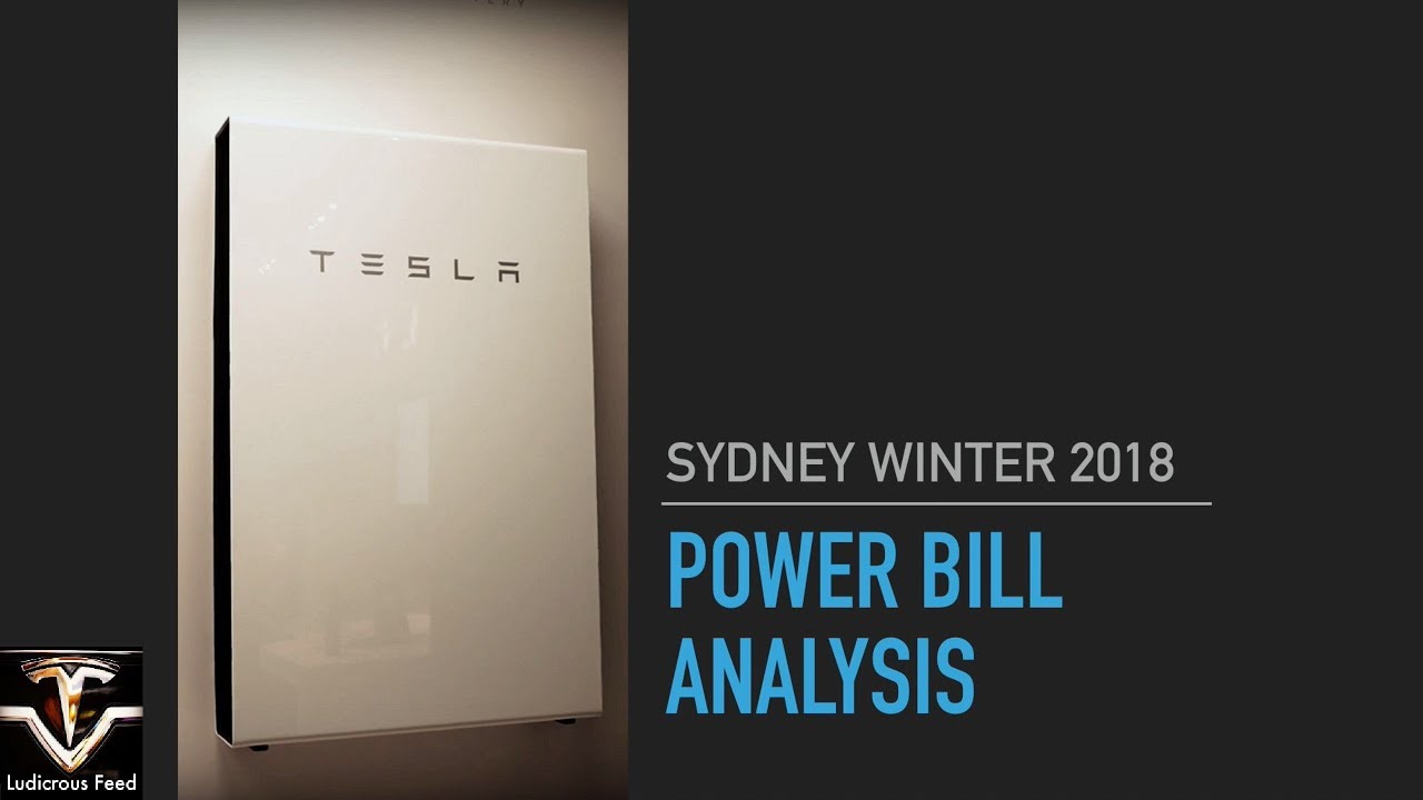 Tesla PowerWall2 Electricity Power Bill Winter 2018 Australia | Ludicrous Feed | Tesla Tom