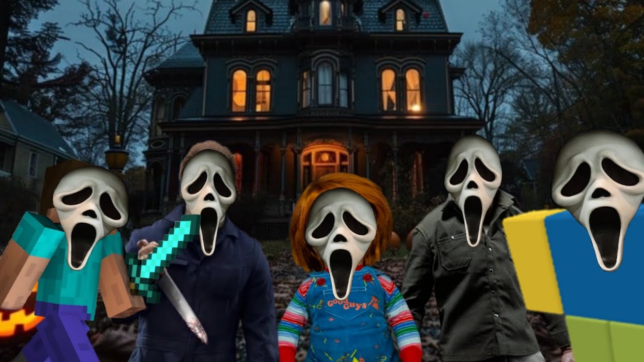 How'd I'd imagine horror/game characters as ghostface 