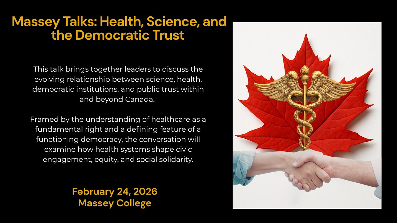 Massey Talks Health, Science, & the Democratic Trust w/ Timothy Snyder, Mamatha Bhat & Dominik Nowak