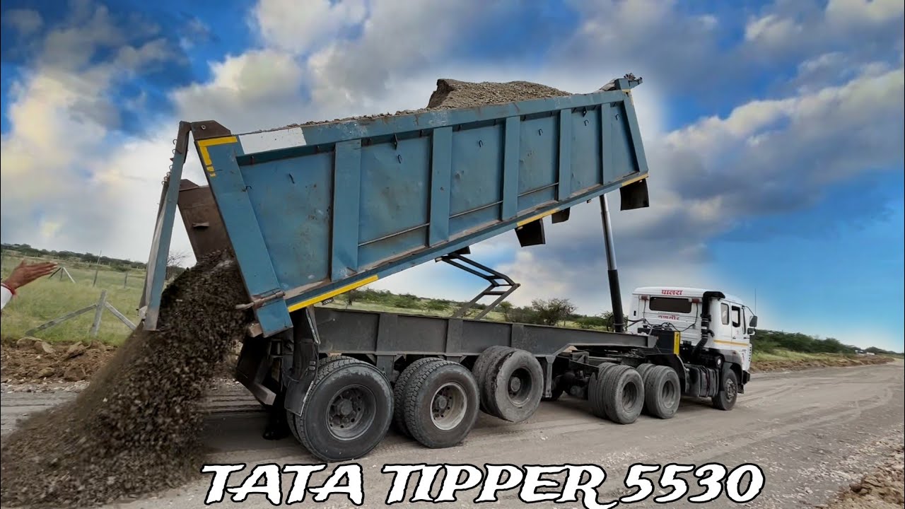 TATA TIPPER 5530||TATA SIGNA TIPPER 5530.S WORK REVIEW #tata #tipper #truckdriverlife #review