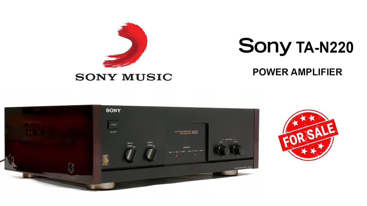 SONY TA-N220 POWER AMPLIFIER FOR SALE 