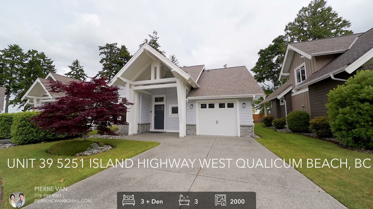 Peaceful 3BDR + 3 WR House in Qualicum - Unit 39 5251 Island Highway West, Qualicum Beach