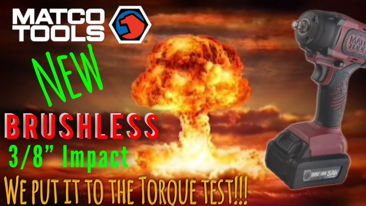 Matco Tools New 3/8” Brushless Impact Torque Test!! We Pushed It To The Limit!