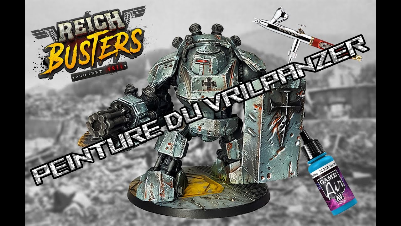 Peinture du Vrilpanzer du jeux REICHBUSTERS