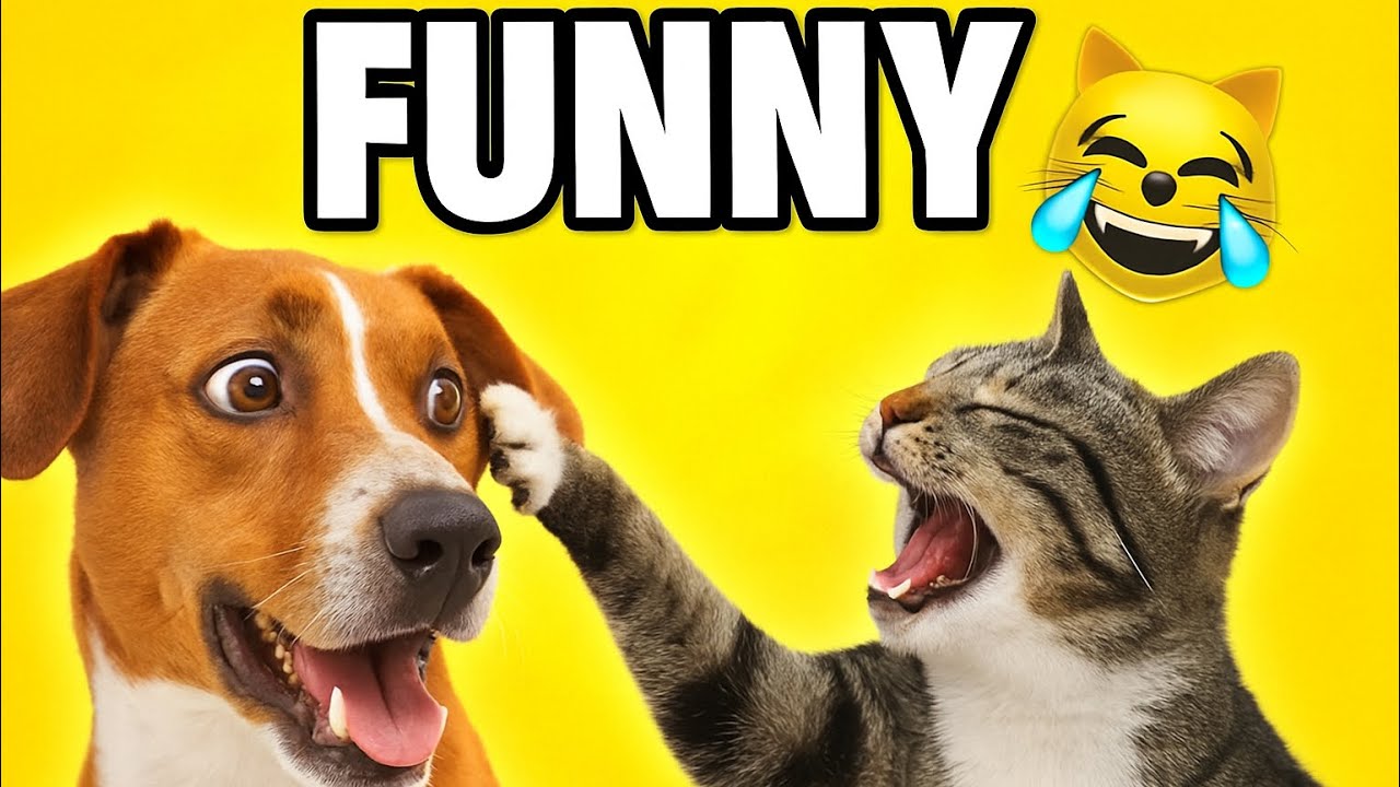 Эти пушистые друзья такие забавные и милые🐶😂 | Самые смешные видео про собак и кошек 2025 года