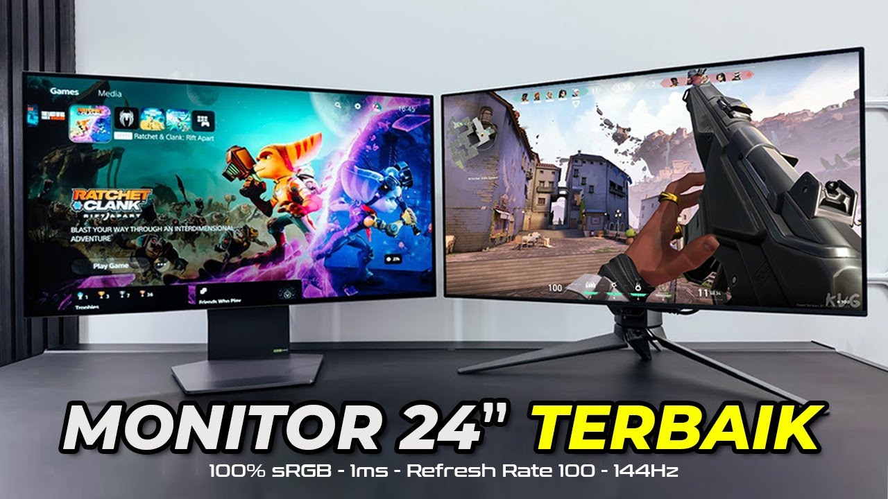 7 Rekomendasi MONITOR 24 inch Murah TERBAIK 2026 Harga 1 JUTAAN