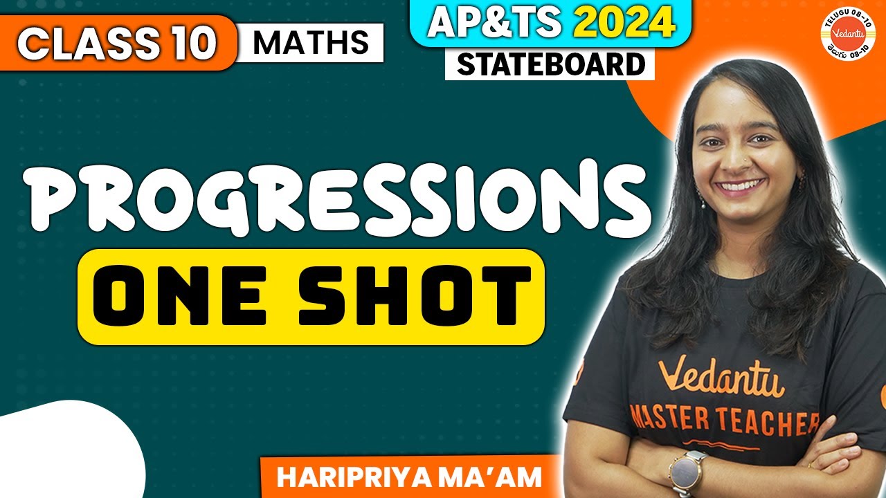 Progressions Class 10 In Telugu | One Shot | TS Board | AP Board | Vedantu Telugu 8 9 10