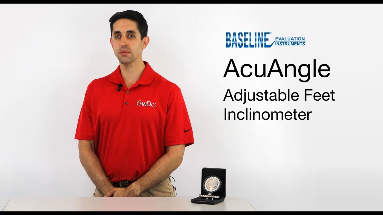 Baseline AcuAngle Adjustable-Feet Inclinometer - Product Overview