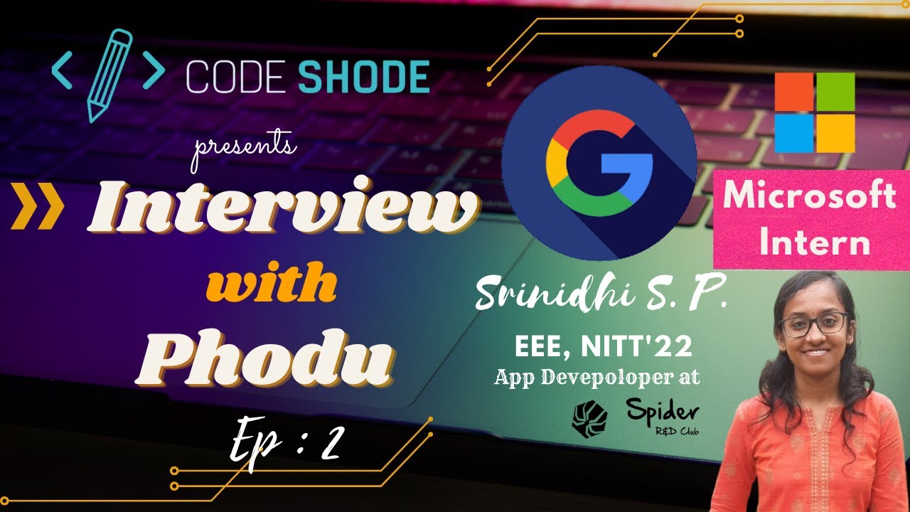 Ep2-Interview with Phodu ft. SP Srinidhi || Journey from non-cs to biggest tech Companies 🔥