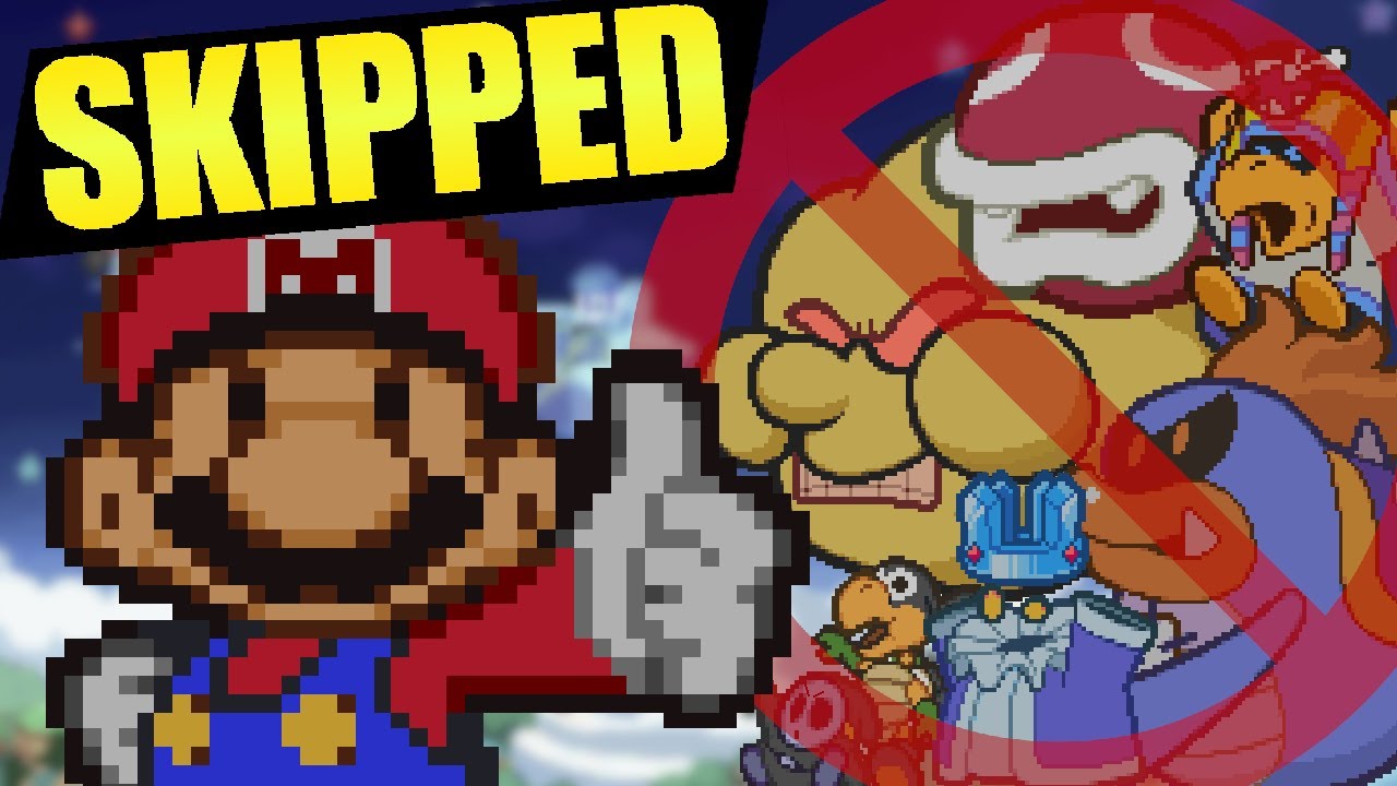 Как спидранеры пропускают почти всё в Paper Mario