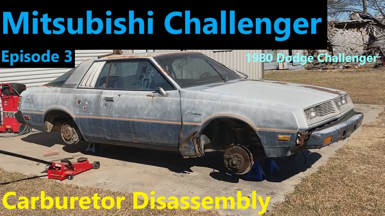 Mitsubishi Challenger - Carburetor Disassembly (1980 Dodge Colt Challenger)