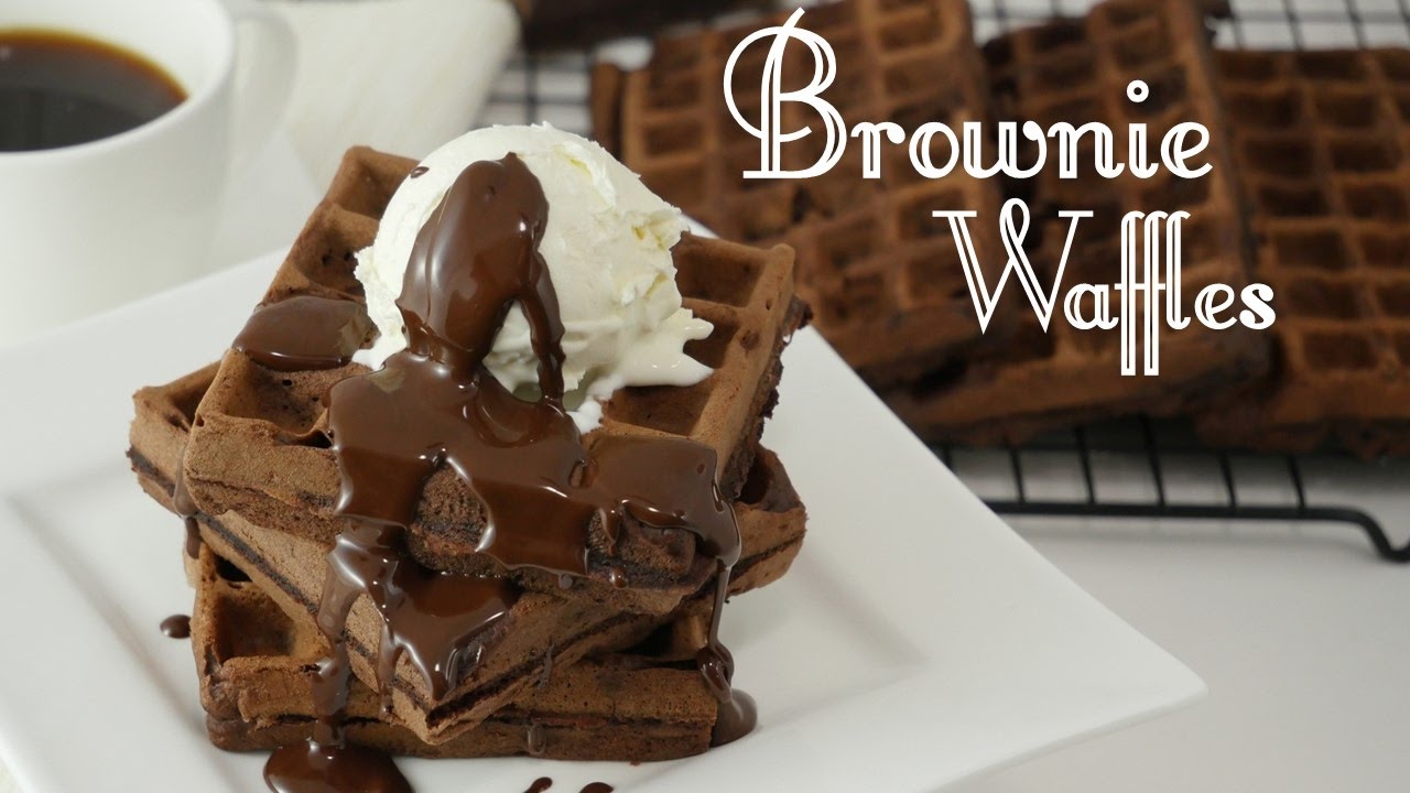 Brownie Waffles I Leckere Schokoladenwaffeln Schokowoche Teil 1