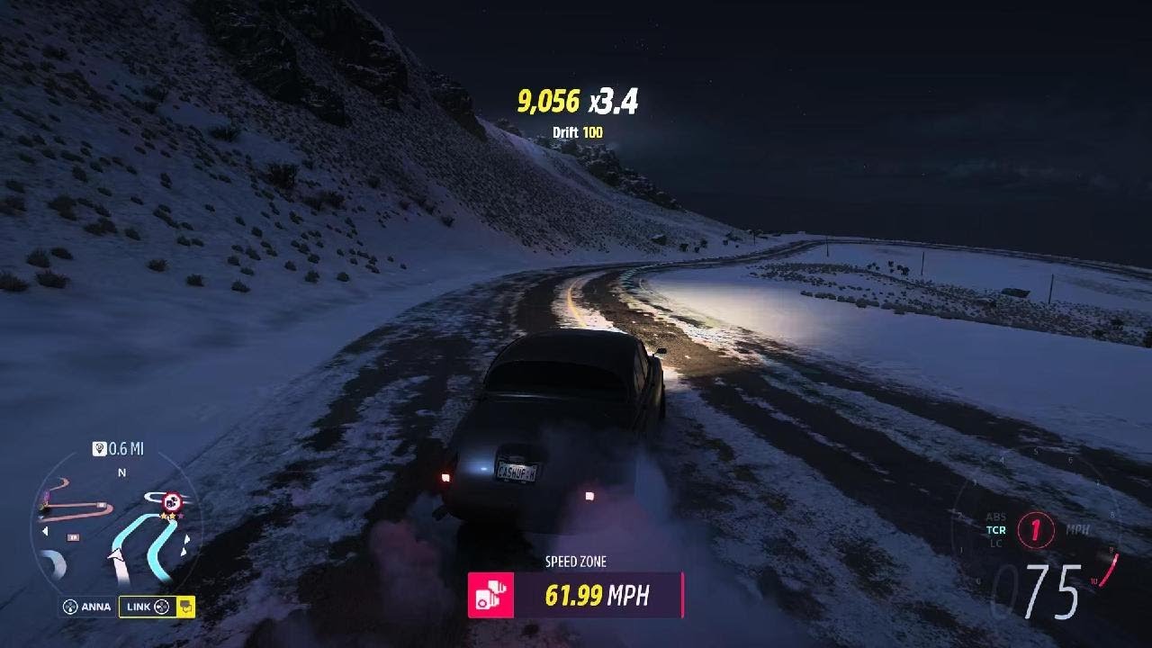 Forza Horizon 5 Down Hill On The Jaguar