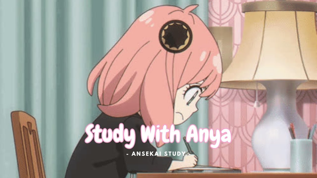 1h Study With Anya | Pomodoro 25/5 | Souvenir Lofi