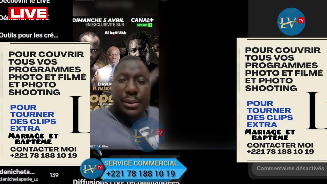 en direct thiedo combat modou lo sa thies