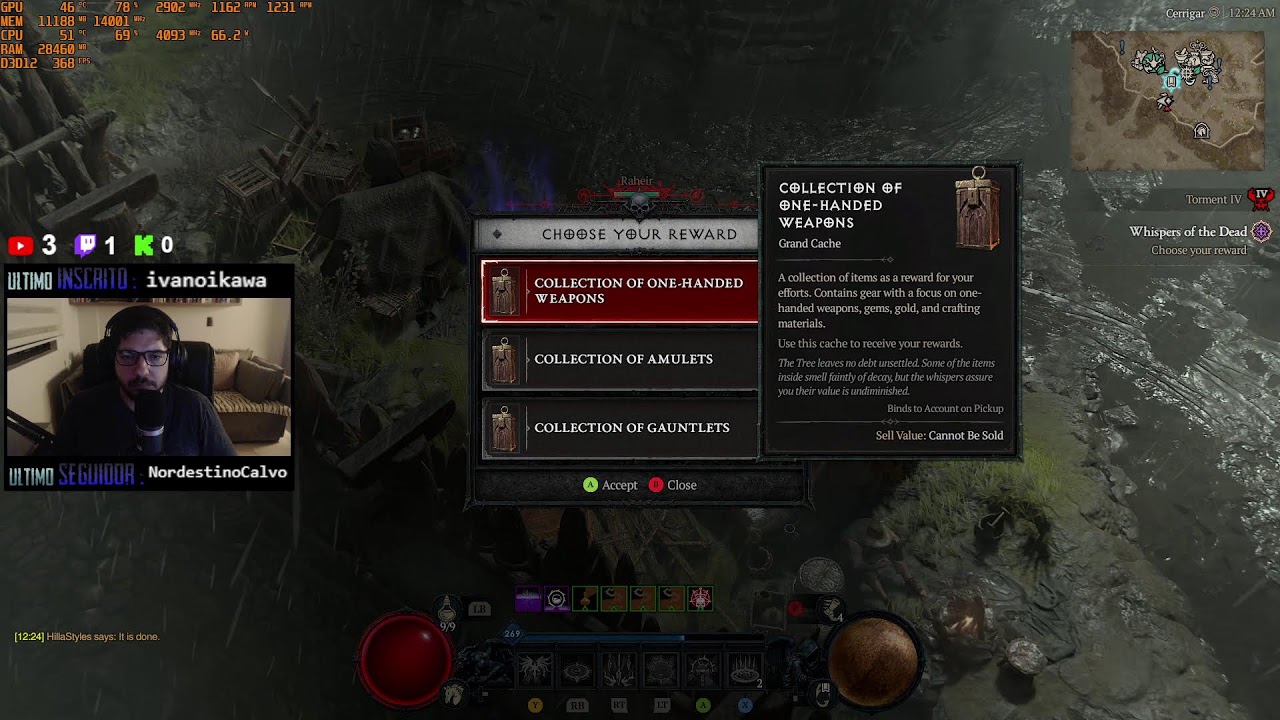 6/365 - Farmando Gold/Craftando Míticos - Judgement Paladin - PIT 120 #diablo4  #actionrpg #paladins