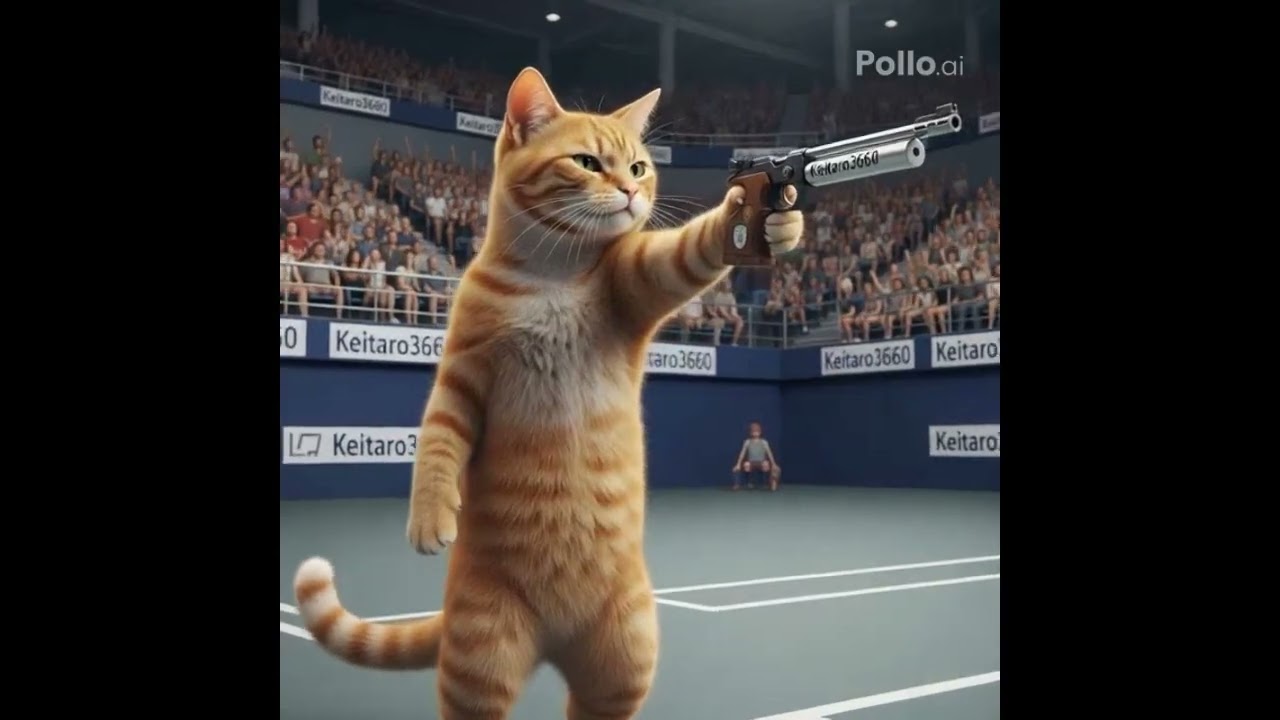 Silent Stalker Cat Targets Bird in Slow Motion! I CartoonCrafterAI-w6q
