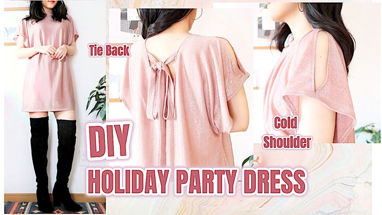 DIY HOLIDAY PARTY DRESS / New Years & Christmas Party Outfit / 手作り / Sewing Tutorialㅣmadebyaya