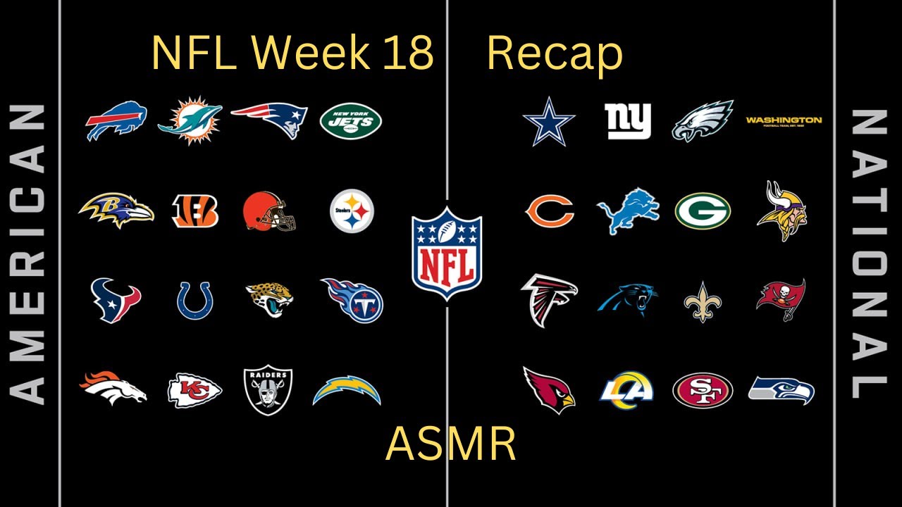 [ASMR] NFL Week 18 Recap - Who Made the Playoffs?