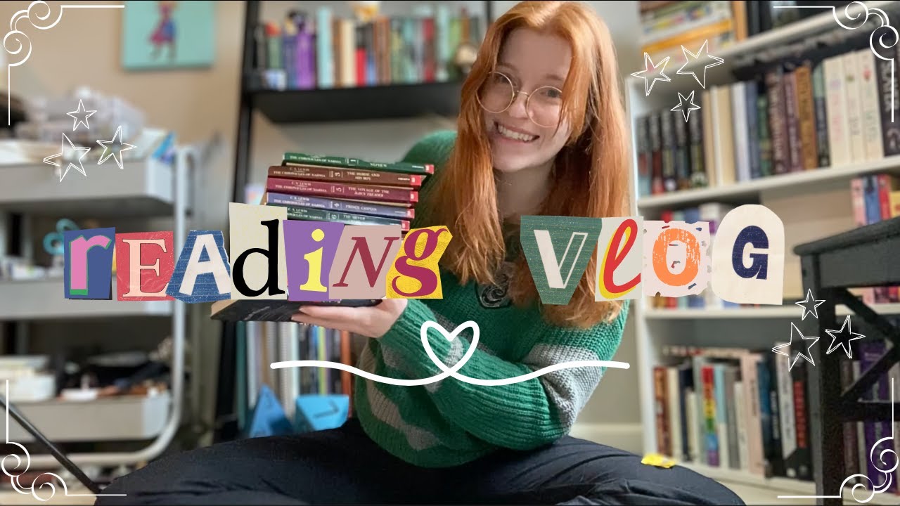 Reading Vlog | catching up on library books and creating a TBR cart