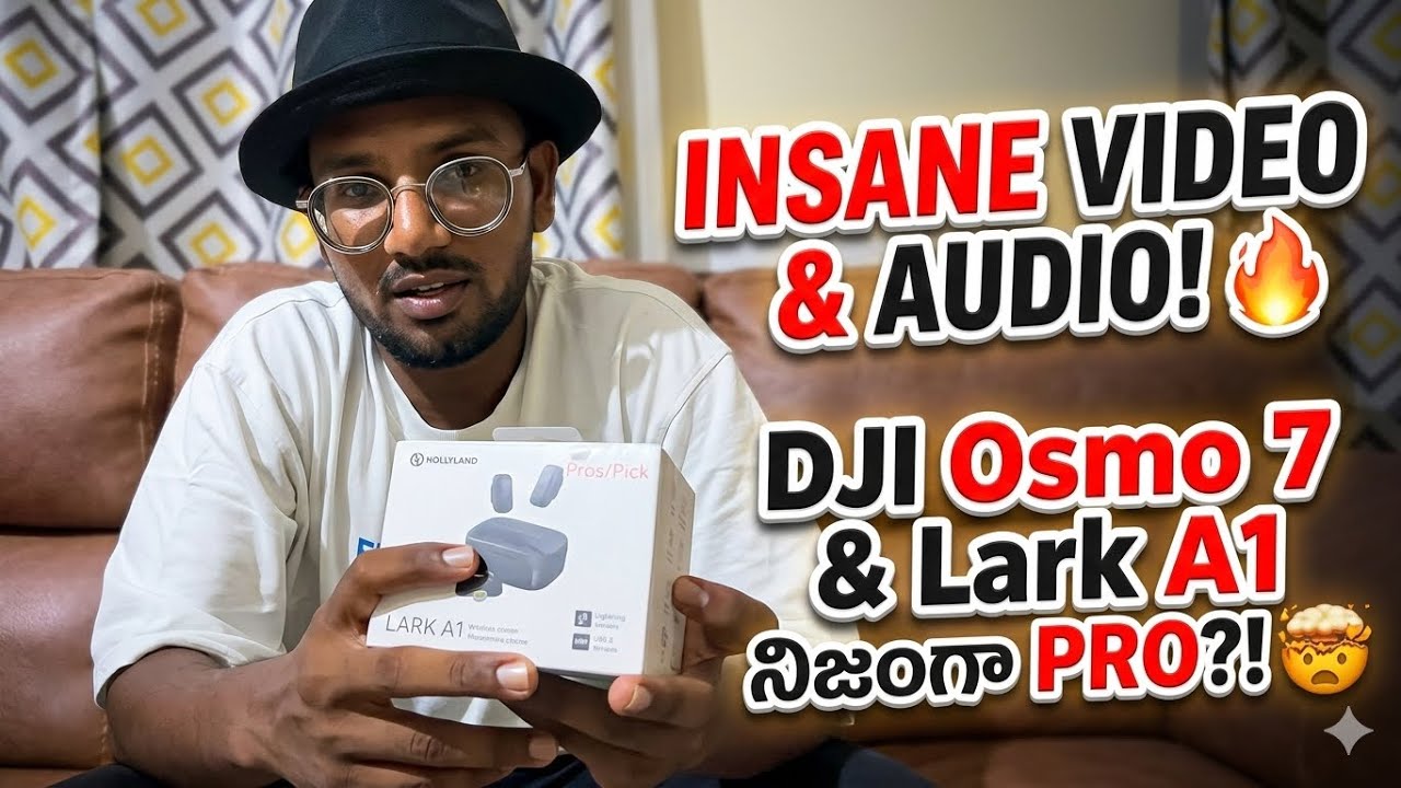 DJI Osmo 7 + Lark A1 Unboxing 🔥 BEST VLOGGING GEAR? నిజంగా! Is this the BEST Vlogging Gear? ⚙️ 