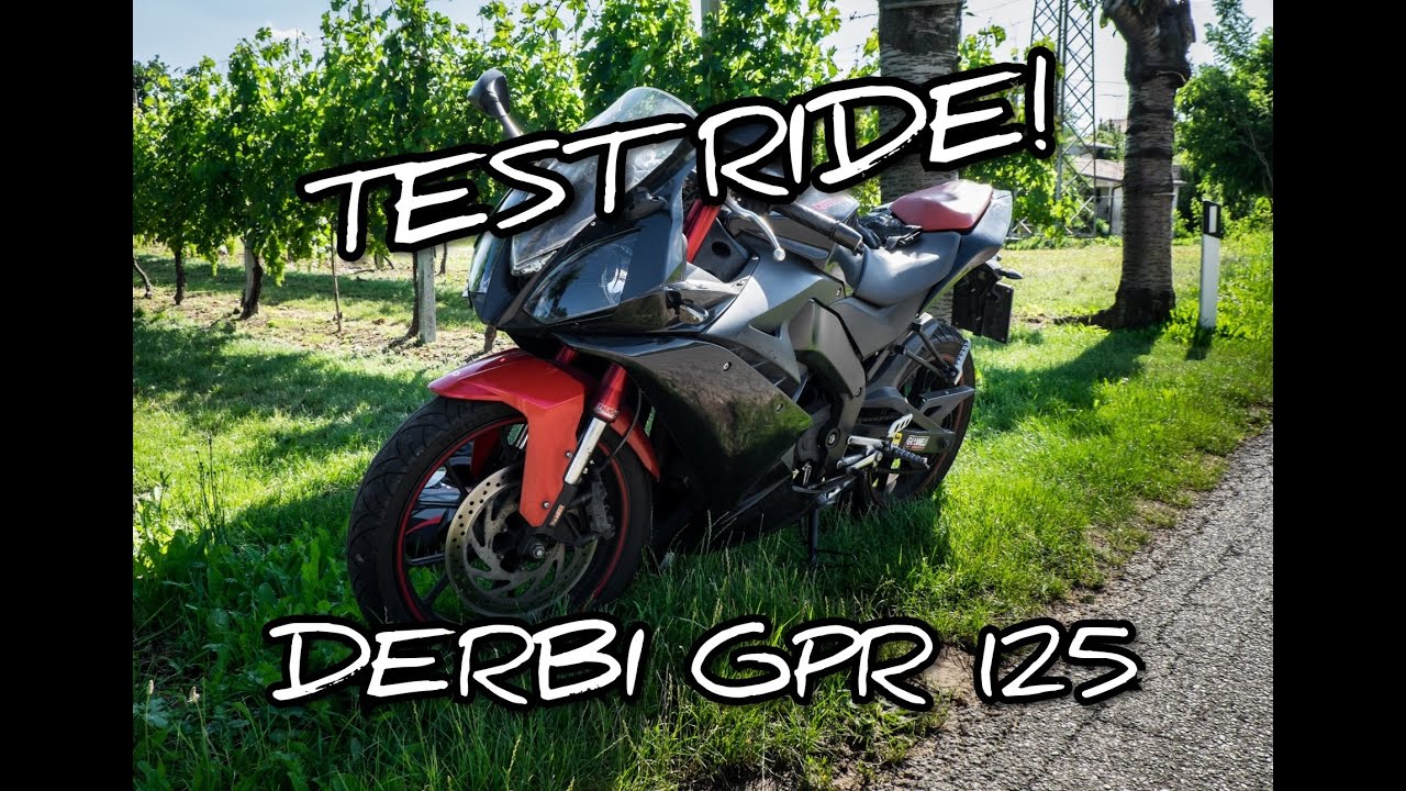 TEST RIDE. DERBI GPR 125.
