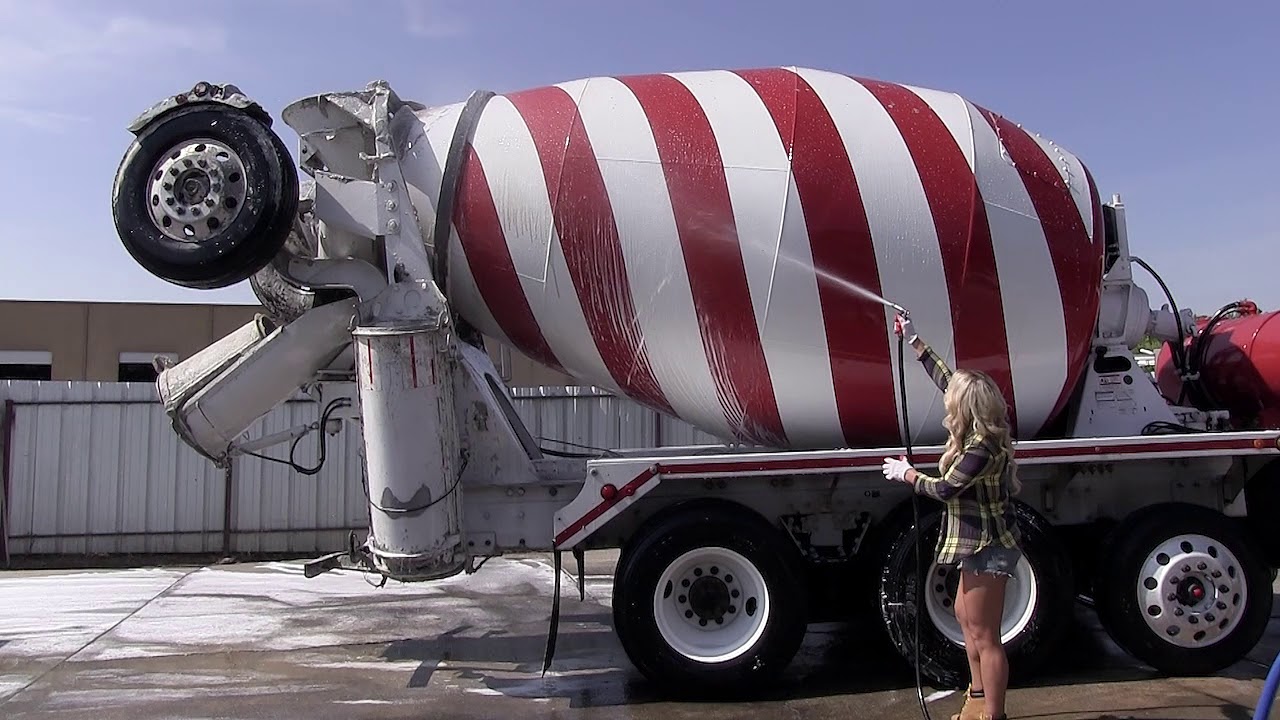 Ready Mix Truck Wash System / Cleaning Concrete Truck