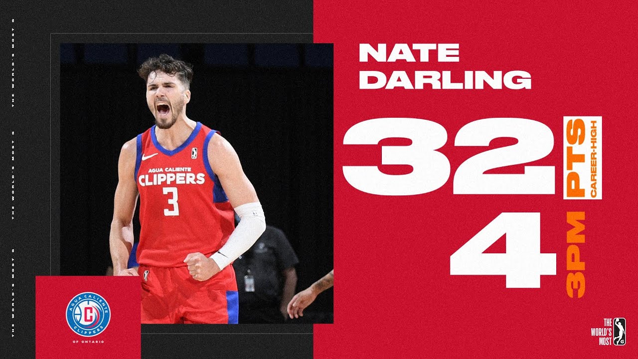 Nate Darling with 32 Points vs. South Bay Lakers