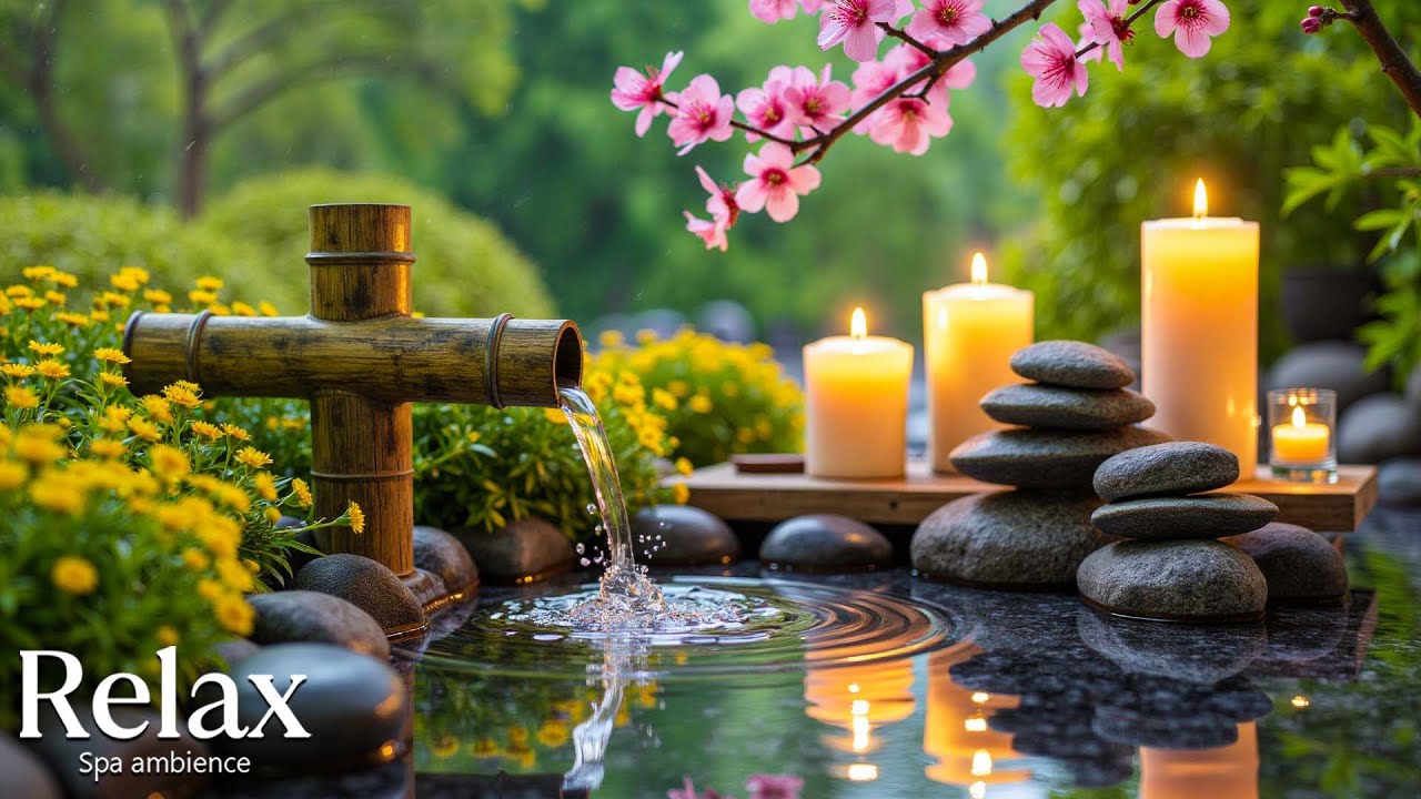 Расслабляющая музыка + звуки воды для снятия тревоги и депрессии 🌿 Успокаивающая музыка, глубокий с