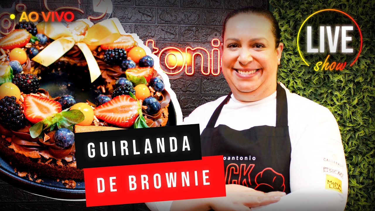 🔴 GUIRLANDA DE BROWNIE  | ANA COSTA | SICAO | LOJA SANTO ANTONIO