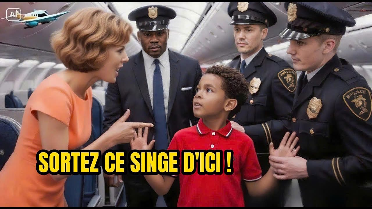 Une passagère blanche fait arrêter un enfant noir en première classe… elle le regrette vite