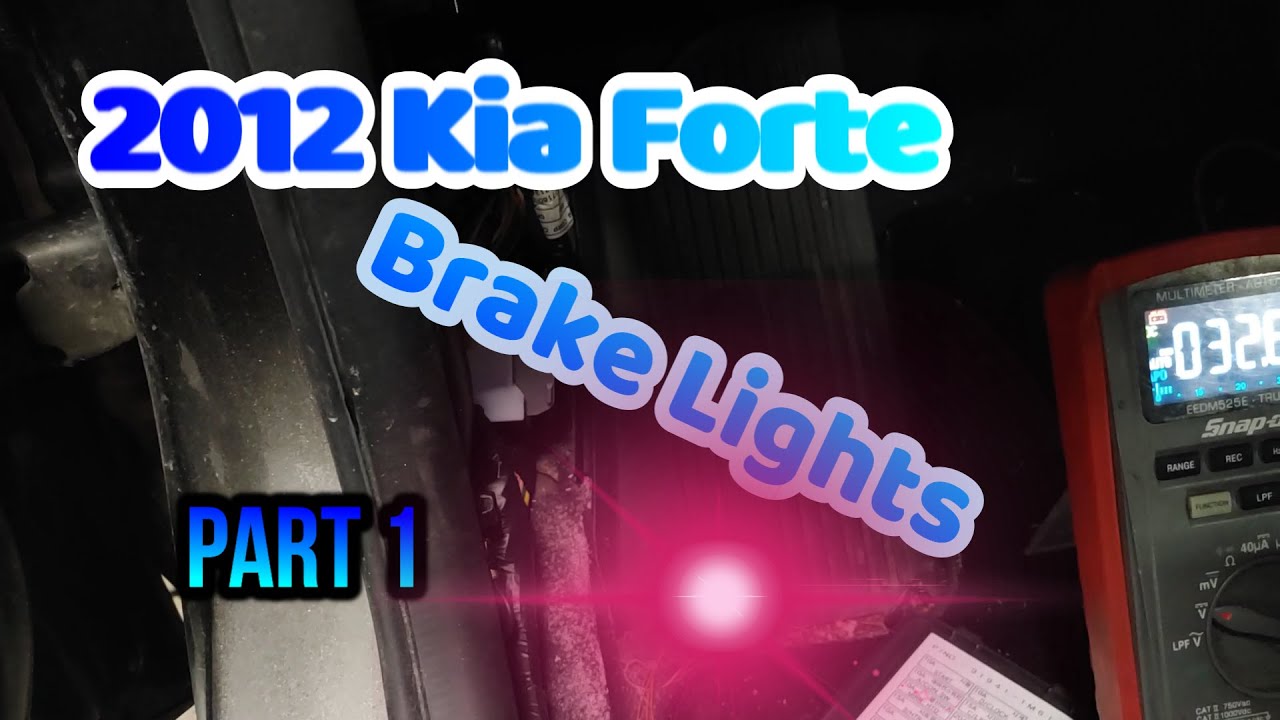 2012 KIA FORTE БЕЗ СТОП-СИГНАЛОВ