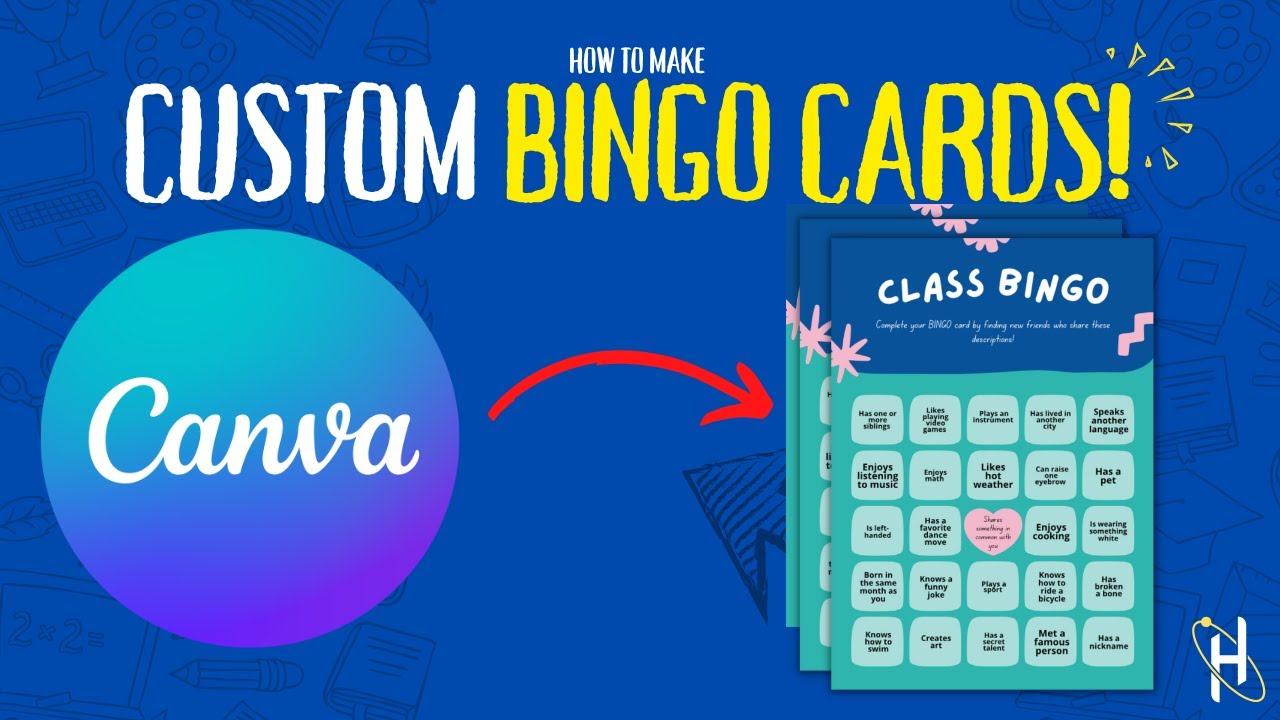 Создайте собственные карточки для бинго с помощью Canva | Простое руководство по созданию карточе...