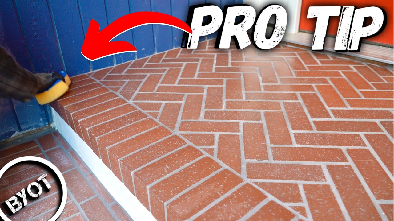 DIY Brick Veneer Patio Transformation