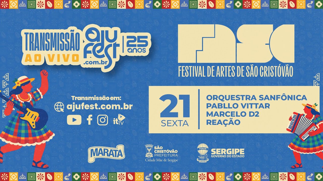 FASC 2025 AO VIVO: Pabllo Vittar, Marcelo D2, Orquestra Sanf&ocirc;nica e Rea&ccedil;&atilde;o - Sexta- 21/11