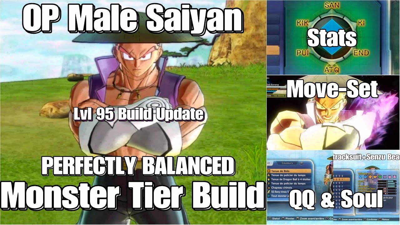 Xenoverse 2. Build : Male Saiyen Perfect Build (Càc/Hybrid)