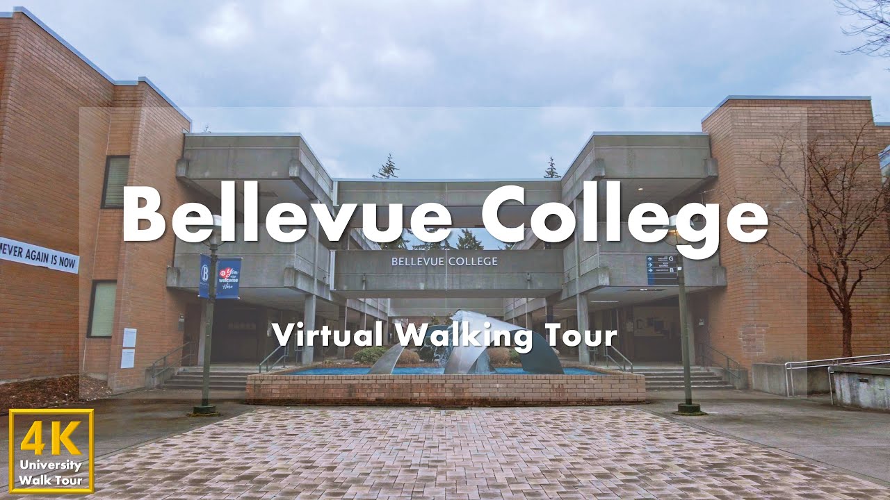Bellevue College — виртуальная пешеходная экскурсия [4k 60fps]