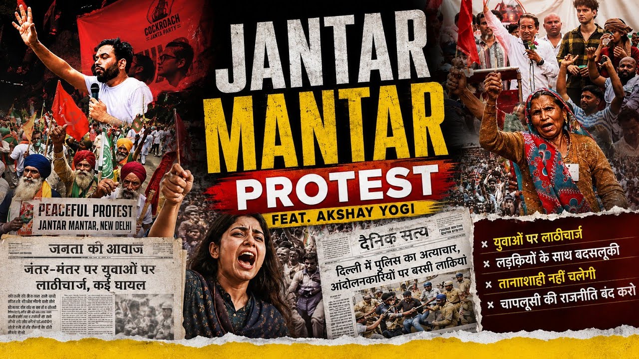 जंतर मंतर | Protest Rap 2026 | Jantar Mantar Protest | Akshay Yogi | Hindi Rap