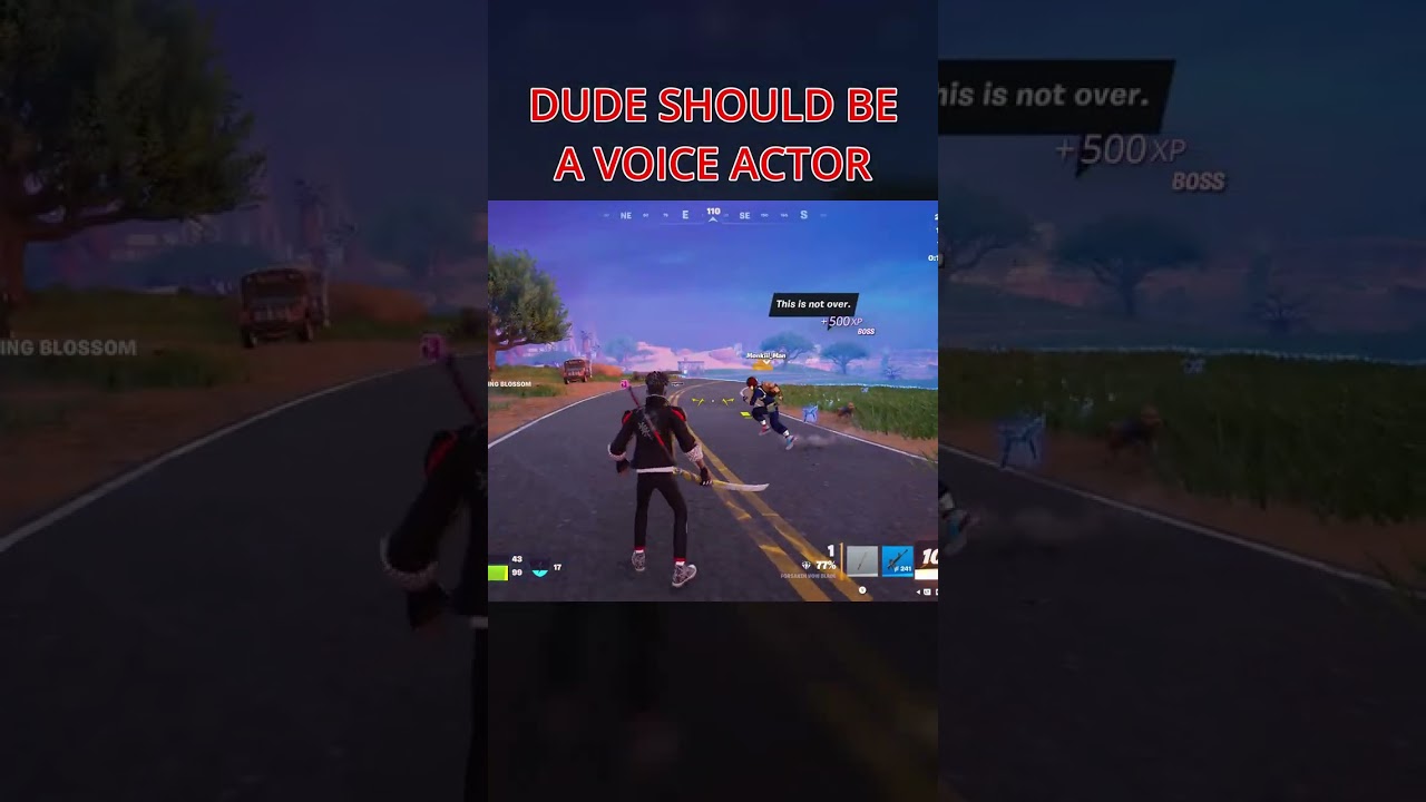 Just be a voice actor already man...
