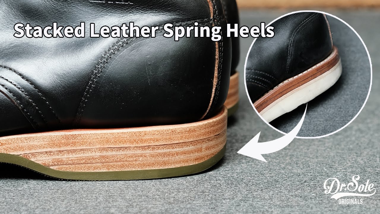 【Bench-Re-Built】White's Hathorn Work Boots resoled with SuperGrip  & stacked leather spring heels