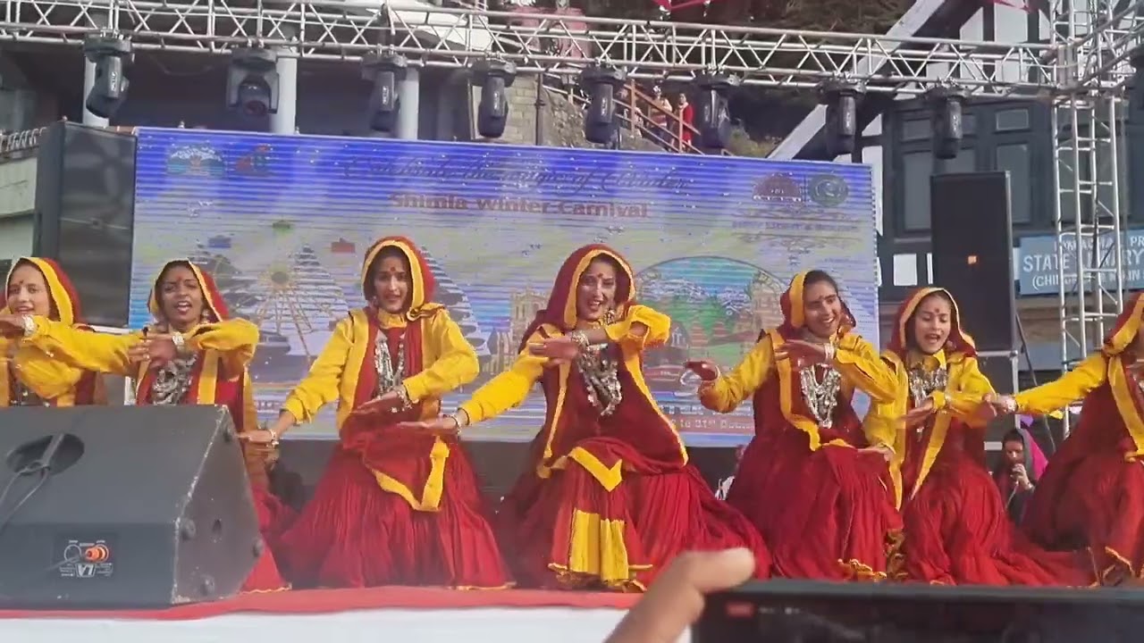 Shimla winter carnival 26 December 2023.. Nagriya nritya (mandyali)