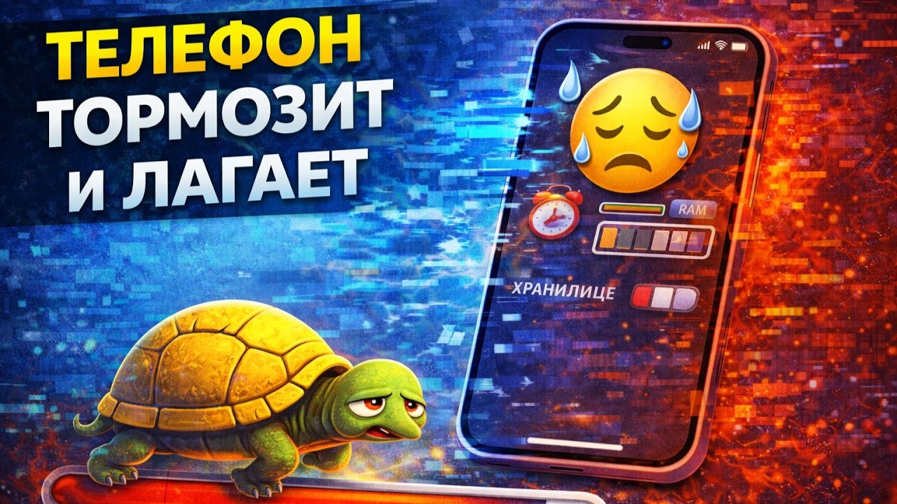 НАШЕЛ ПРИЧИНУ! Почему телефон тормозит и как это исправить за 1 минуту